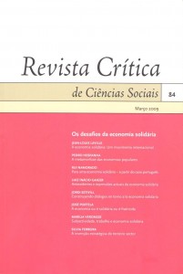 A economia solidária : um movimento internacional