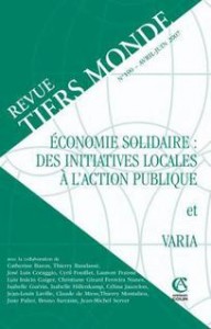 Économie solidaire : des initiatives locales à l’action publique. Introduction