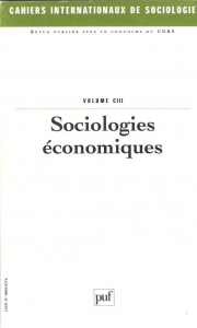 Le renouveau de la sociologie économique